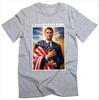 I Am Charlie Kirk Patriotic USA Christian Jesus Printed Design T Shirt Comfortable and Breathable Fashionable Clothing Tops
