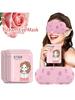 30Pcs Set Rose Steam Eye Mask Relieve Eye Fatigue Improving Sleep Quality Self-Heating Sleep Masks F