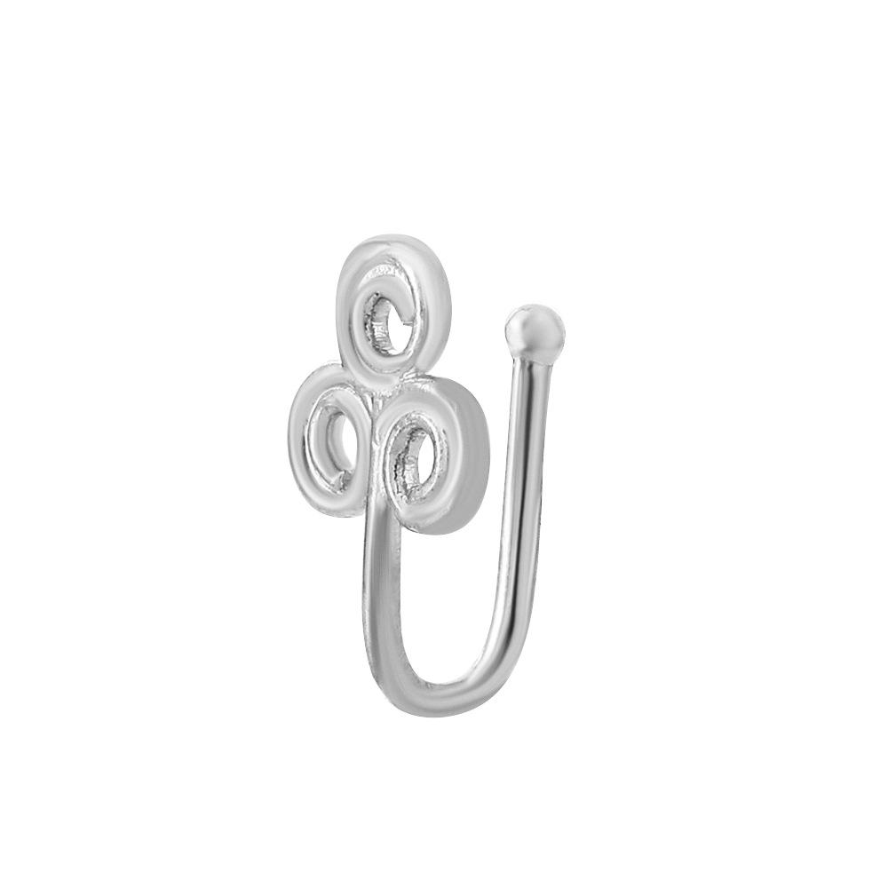 Dámské kroužky do nosu Falešné kroužky do nosu Spona na nosní kroužky Zlaté kroužky do nosu Falešné septum Falešné kroužky do nosu Piercing do nosu