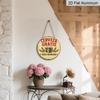 2D Flat, 1pc 7.87x7.87 Inch Round Aluminum Sign, "Free Beer" Vintage Aluminum Plaque, Bar-Themed Decorative Sign, Suitable for Decorating Living