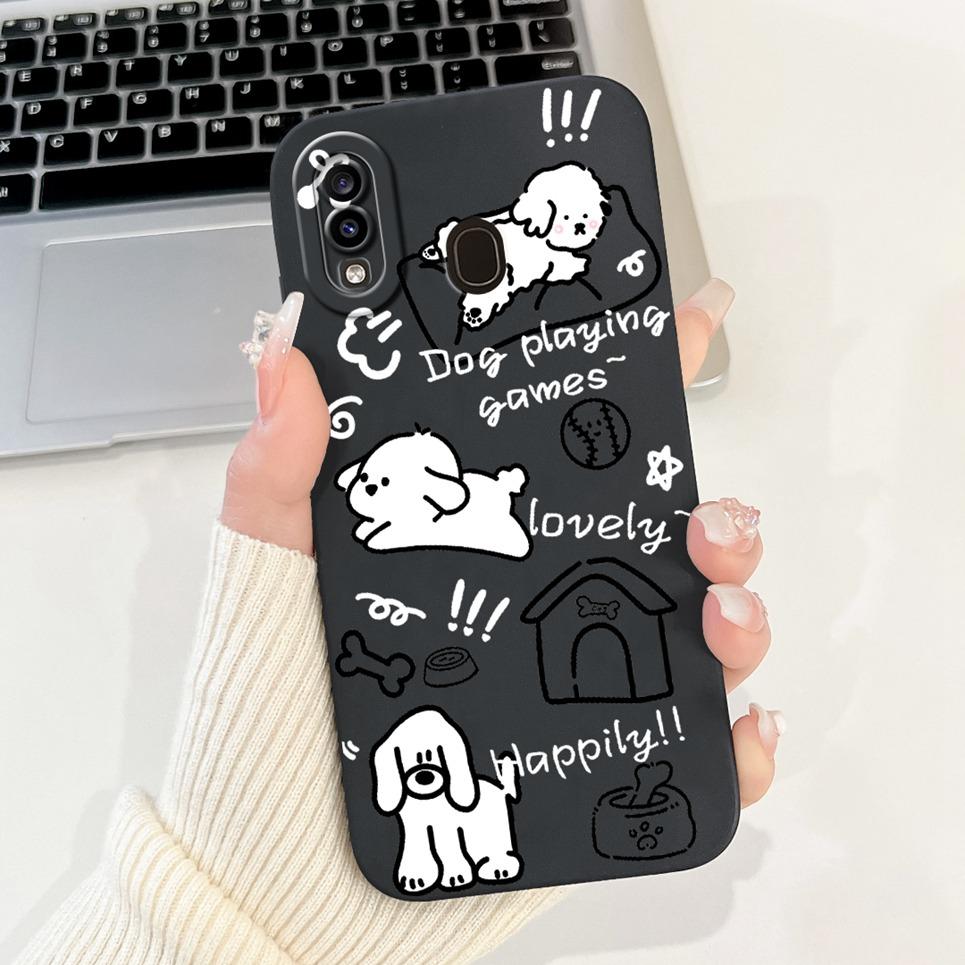 For Samsung Galaxy A20 A20s A30 M10s Case Stylish Painted Soft Silicone TPU Phone Back Cover For Samsung M10s A105F A107F Funda