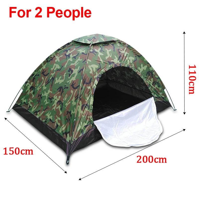 Outdoor Camping Tent for Camp Bed Waterproof Anti-UV Tent Outdoor Portable Camouflage Tent Equipment for Fishing Camping Waterproof UV Sunshade Canopy