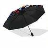 1pc Floral Whimsical Automatic Open/Close Umbrella, Windproof, Folding Compact Umbrella with Lightweight Design for Women/Men073