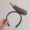 Cute Tomato Simulated Food Hair Hoop Potato Banana Fruits Headband Headwear Radish Vegetable Hair Bands Wash Face