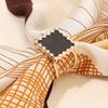 Flower Pearl Silk Scarf Buckle Round Waist Adjustment Fixed Snap Women Coat Belt Buckles  Girls