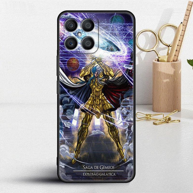 Saint Seiya Anime Fodral För Honor X8 X8a 90 X9a 8X 70 50 20 Magic5 Pro 9X P60 P50 Svart Mjukt Telefonfodral