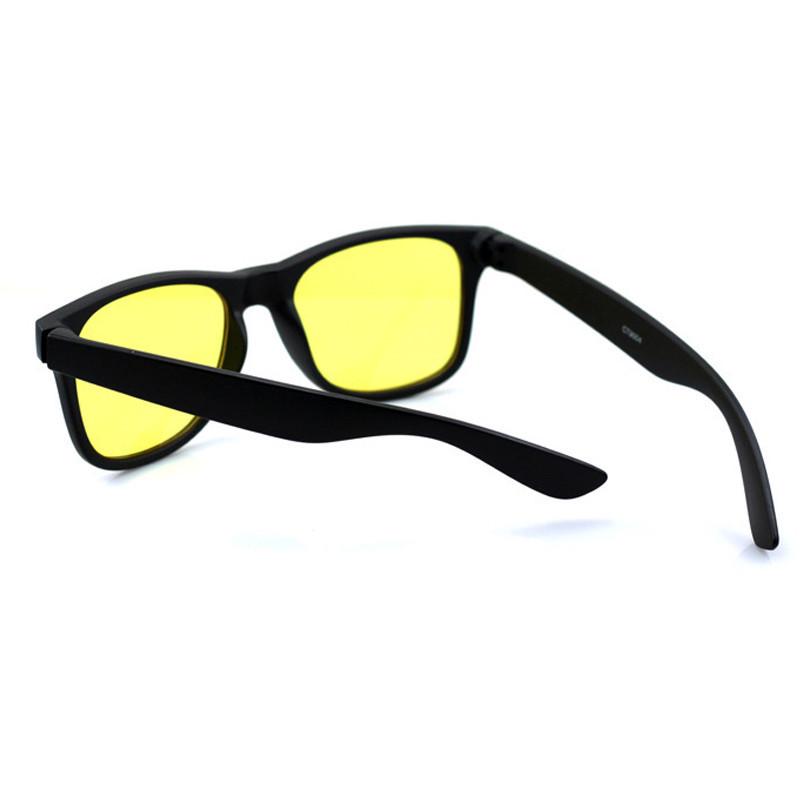 Rice Nail Nachtsichtbrille zum Autofahren mit gelben Linsen, die das Licht verstärken, HD-Sonnenbrille, blendfreie Sonnenbrille, nicht polarisierte Brille