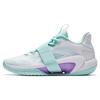 Lite Anti-Slip Durable Mid-Top Basketball Shoes Men Sneakers White Green 912321603S-1