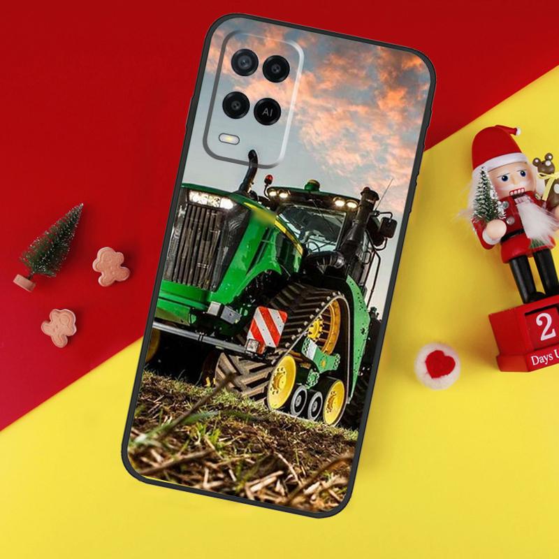 Farm Vehicle Tractor For OPPO A53 A5 A9 A38 A78 A58 A79 A15 A17 A57 A77 A16 A76 A96 A52 A72 A94 A74 A54S Case