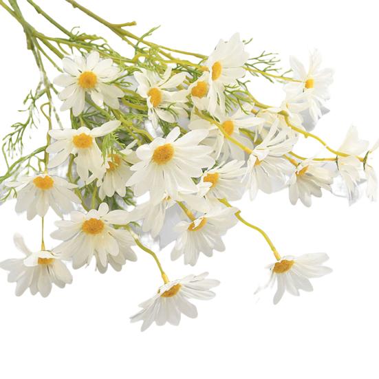 Faux Plants Beautiful Bright Color Removable Artificial Flower Portable Fake Anthemum Flower Faux Plants for Party