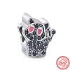 Nový Modrý Murano Glass Turtle Chobotnice Papoušek Camping Night Sky Lemon korálky Fit Charms náramek 925 Stříbrné šperky
