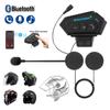Bt12 Motorcycle Bluetooth 5.0 Helmet Headphone Wireless Headset Hands-free Telephone Call Kit Stereo Portable Waterproof Music Player Earphone