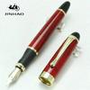 JINHAO X450 Hundred Grass Red Carven High Quality Iraurita Nib Fountain Pen Stationery School&Office Writing Gift