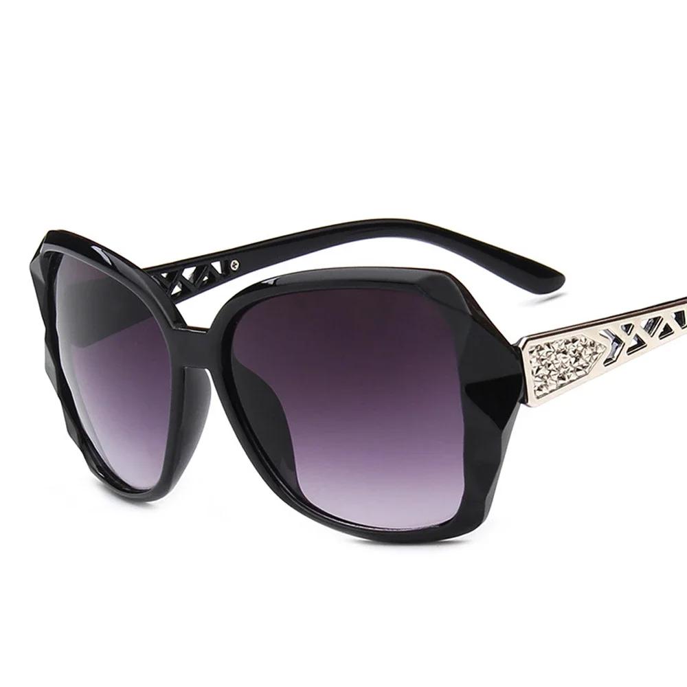 Fashion Big Purple Sunglasses Women Luxury Square Sun Glasses Female Mirror Shades Ladies UV Protection
