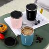 300ml Thermos Cup Men's and Women's Exquisite Portable Cup 304 Stainless Steel Simple Water Cup Office and Home Milk Coffee Cup