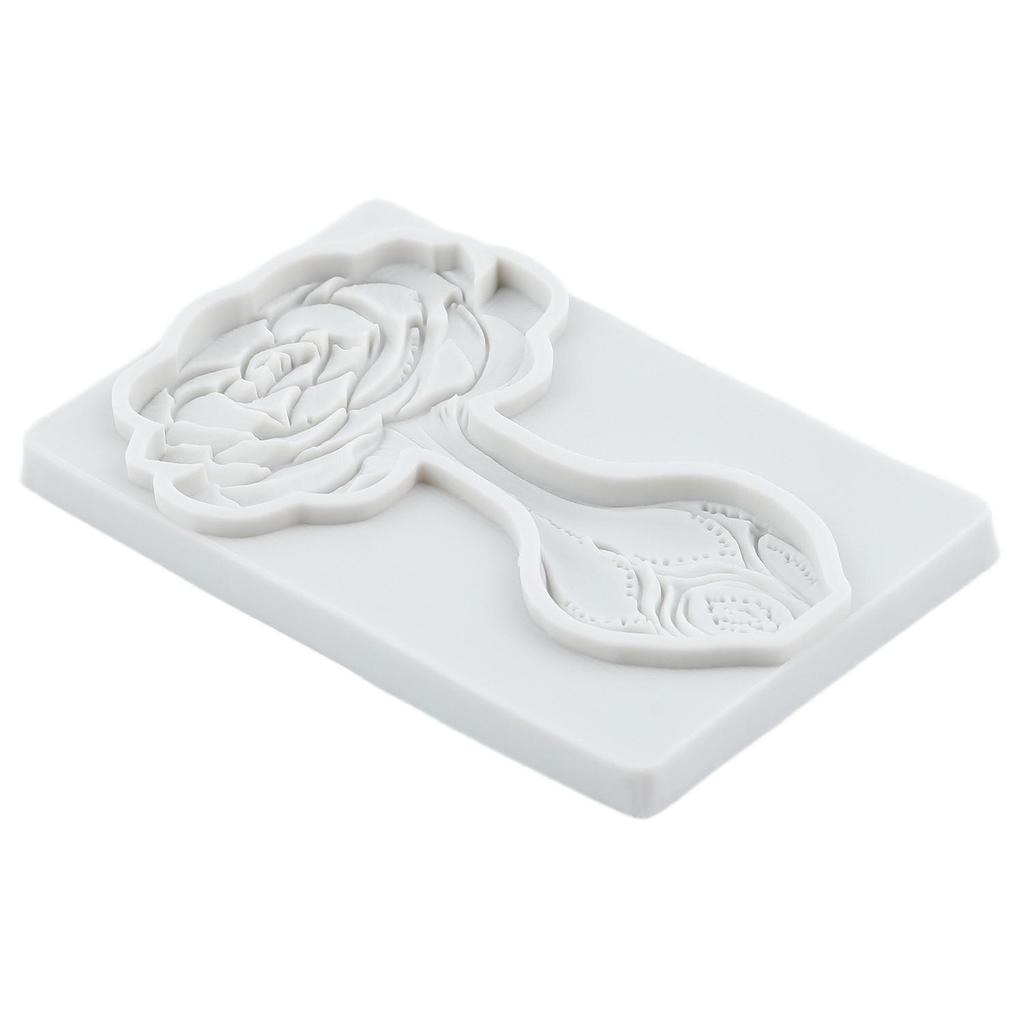 Flower Vase Silicone Molds Lotus Rose Daisy Flower Fondant Mold Relief Flower Mold Cake Decorating Tools Cupcake Topper Candy Chocolate Gumpaste Mold