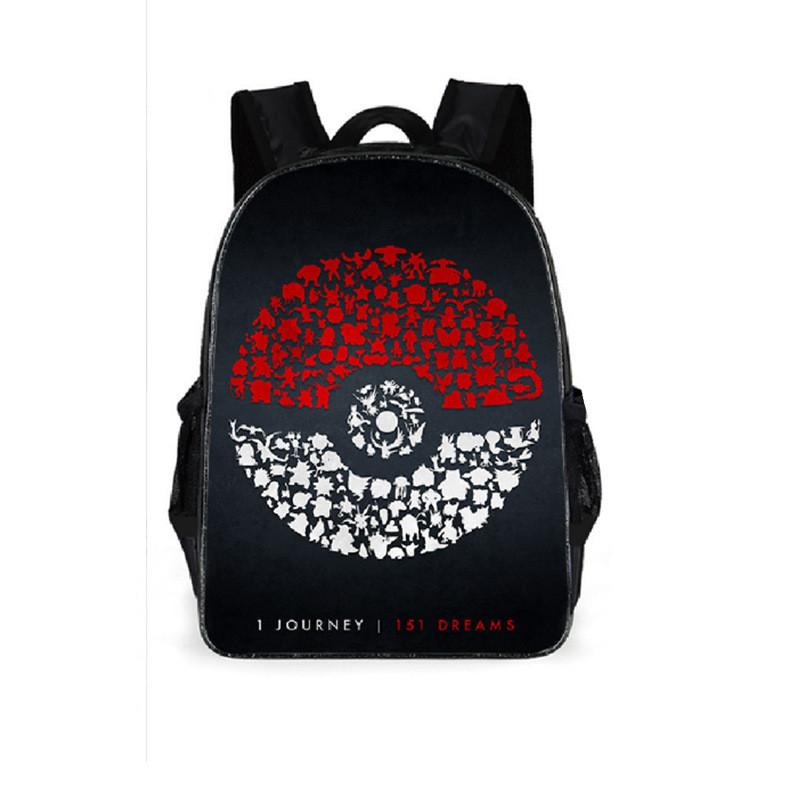 Pokmon 17in Oxford Backpack With Breathable Comfort For School Students