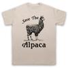 Save The Alpaca Animal Rights Protest Slogan Cute Mens And Womens T-Shirt