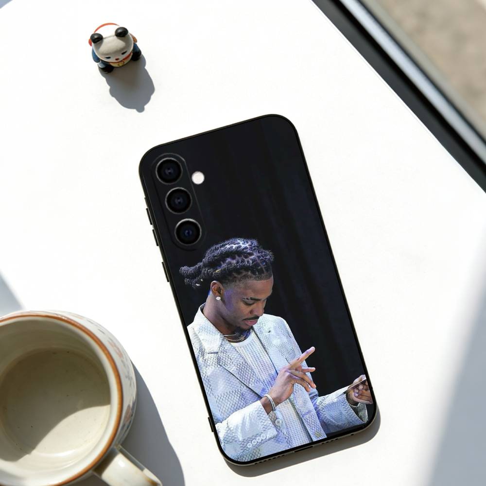 Ja Morant Phone Case Soft Black For Samsung Galaxy A73,A72,A71,A70,A53,A52,A51