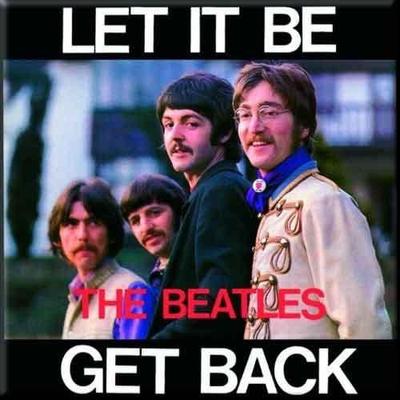 Let It Be/Get Back Fridge Magnet