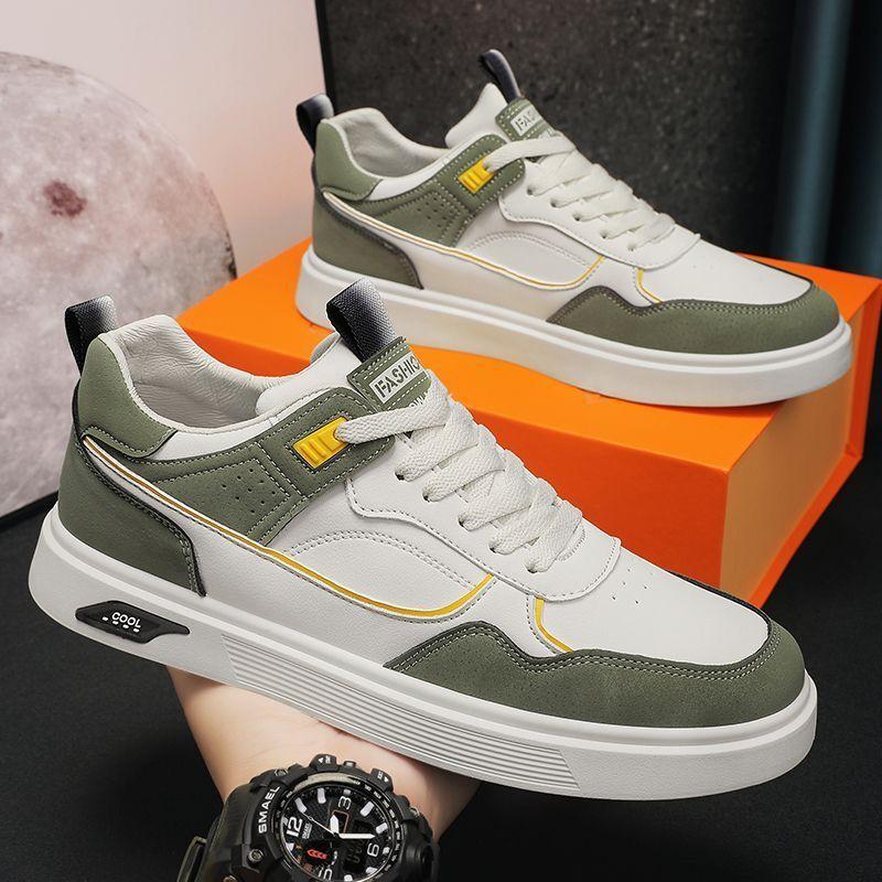Moda 2024 Nowe Męskie Sneakersy Outdoor Wygodne Lekkie Buty do Biegania Wulkanizowane Buty dla Mężczyzn Sznurowane Płaskie Zapatillas Hombre
