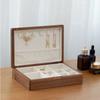Luxury Solid Wood Drawer Organizers Jewelry Necklace Vintage with Lid High Capacity Storage Box with Lock Home Organizer