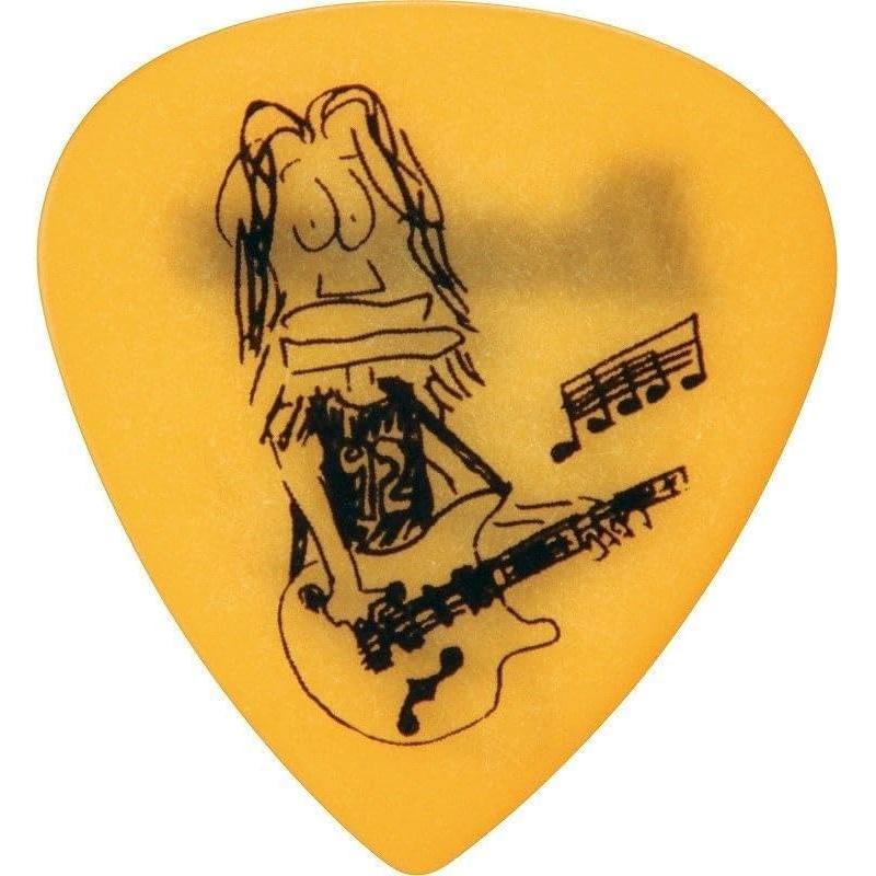 Ibanez Paul Gilbert Picks 1000PG-YE Yellow 10-Pack Guitar Picks for Rock Musicians