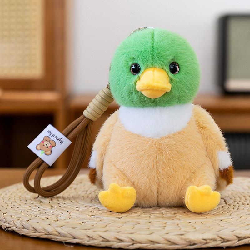 Parrot Plush Keychain With Soft Short Plush For Bag Decor And Gift