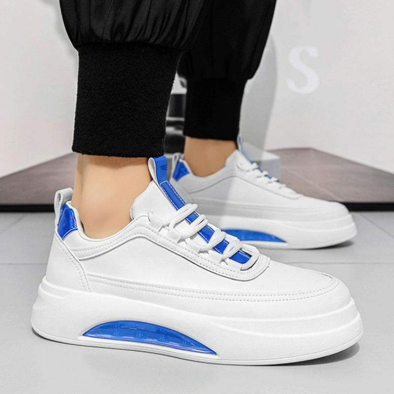 Zapatos Casuales de Marca para Hombre Zapatillas Blancas Plataforma de Alta Calidad Zapatos Vulcanizados Antideslizantes para Hombre Zapatos con Plataforma de Amortiguación de Aire 2024