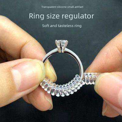 Ajusteur de taille de bague invisible: Ajustement sécurisé pour les anneaux lâches, empêche le glissement