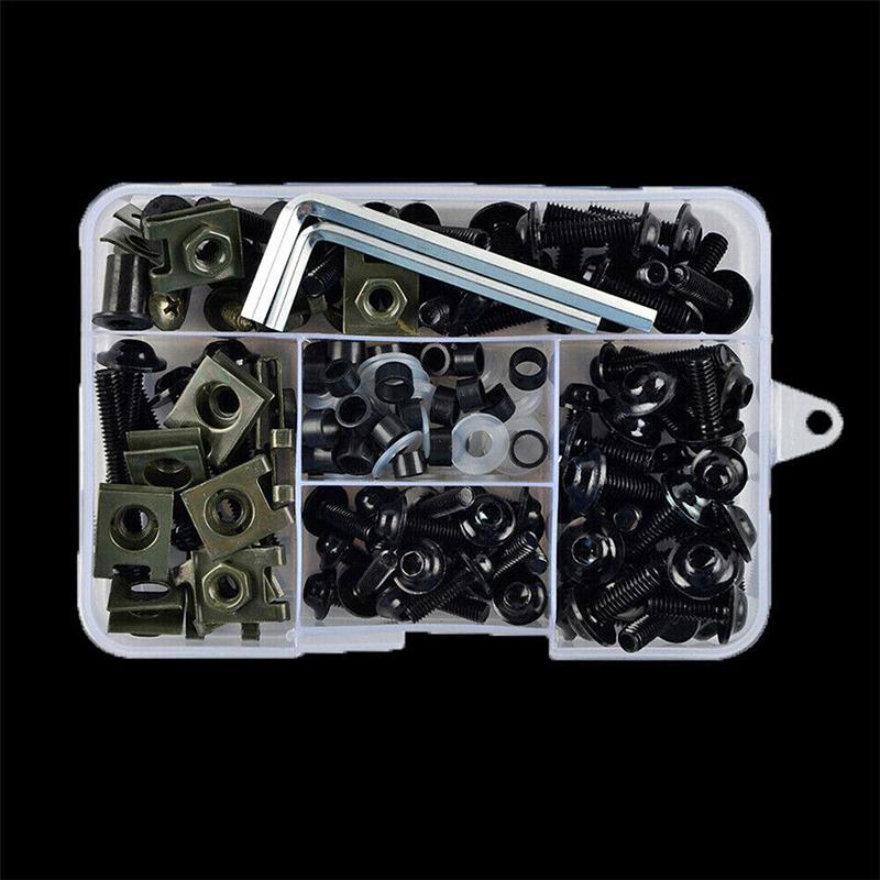 Kit di Bulloni Viti Dadi per Carene Moto in Lega CNC da 177 Pezzi Per GSXR 600 750 1000 K1-K8 Z750 Z900 Z1000 Z800 400 300