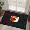 FC Augsburg FC Design Kristall Samt Teppich Gemütlich Nein?Rutschfester Teppich mit Aufdruck für Schlafzimmer Wohnzimmer Eingang