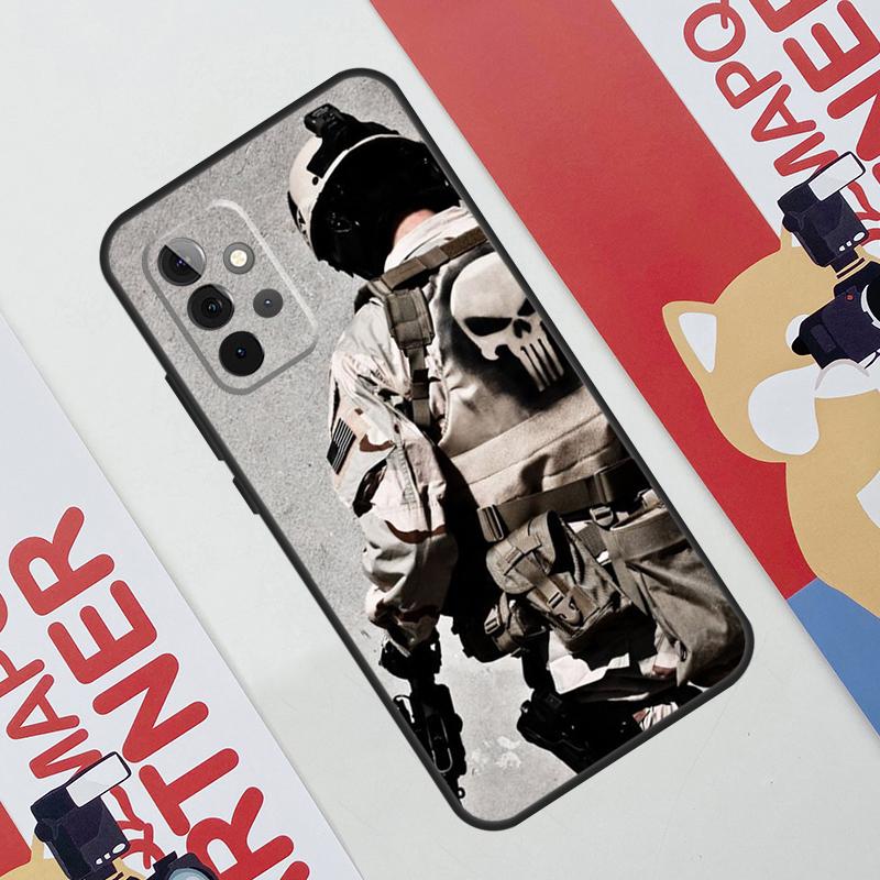 Military Army Special Forces Cover For Samsung Galaxy A34 A24 A54 A14 A52 A42 A32 A22 A12 A51 A71 A53 A33 A23 A13 Case