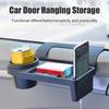 New Multifunctional Car Organizer Box With Cup Holder Drink Holder Side Door Window Phone Slot Hanging Storage Rack For Vehicle