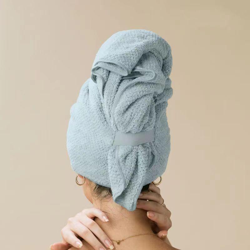 1PCS Shower Cap Magic Microfiber Hair Quick Drying Dryer Towel Bath Wrap Cap Quick Hat Turban Dry Shower Cap Hair Bonnet