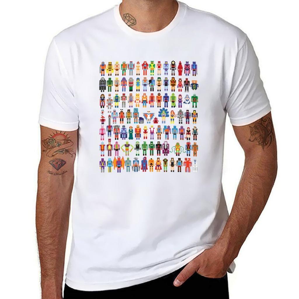 8bit Masters Expanded Set TShirt Plus Size Simple Casual Top