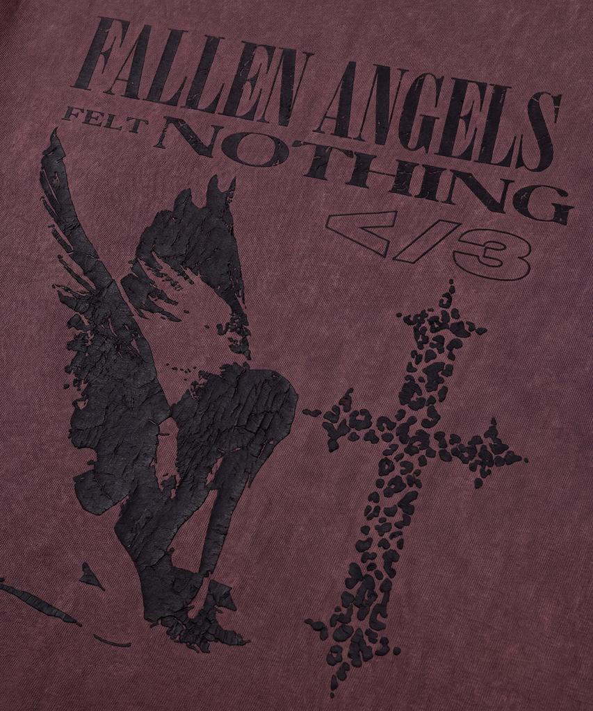 SAINTPAIN Sp Fallen Angels Pigment Short Sleeve T-Shirt Pink