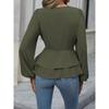 Spring And Autumn New Women Fashion Suit Jacket Elegant Slim-Fit Waist-Cinching Blouse