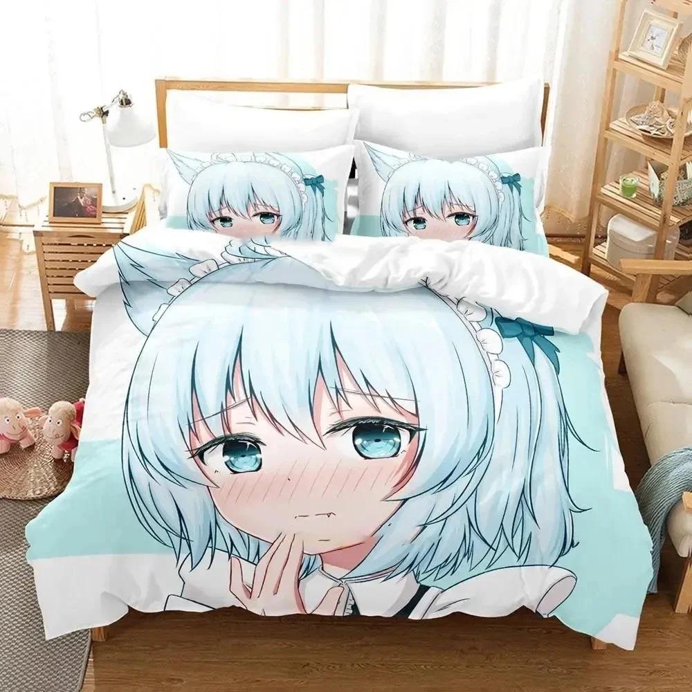 Anime Redo of Healer Juego de Cama Niños Niñas Twin Queen Size Funda Nórdica Funda de Almohada Cama Niños Adulto Moda Textil Hogar