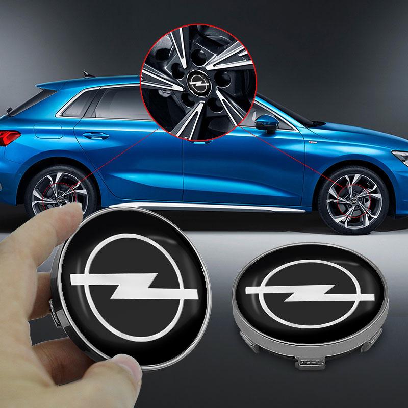60mm Car Wheel Center Hub Cap Rim Cover Emblem Stickers For Opel Insignia Astra Antara Meriva Zafira H G Corsa wzjn06