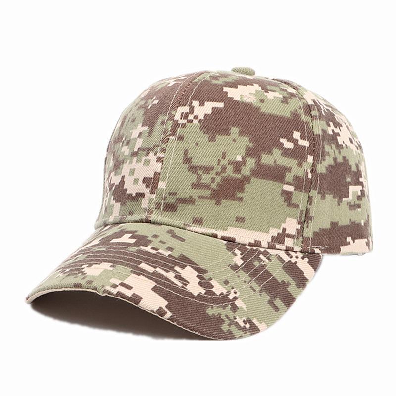 Boné de Beisebol Tático Camuflado para Caça e Pesca para Mulheres e Homens Boné Camuflado com Aba Chapéu para Caminhada com Proteção Solar