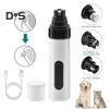 Amoladora de uñas eléctrica para mascotas, silenciosa, de baja vibración, para perros, gatos, herramienta recargable para el cuidado de patas de mascotas