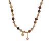 Vintage Double Layer Beaded Bracelet with Retro Portrait and Pearl Design for Women