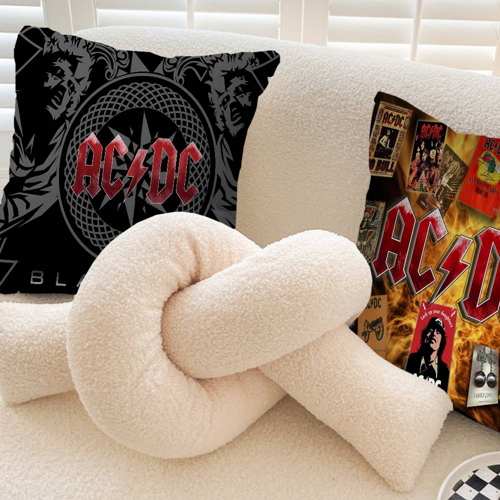 Rock Band AC-DC Pillow Cover Design cushion Cover decor Holiday Decorati