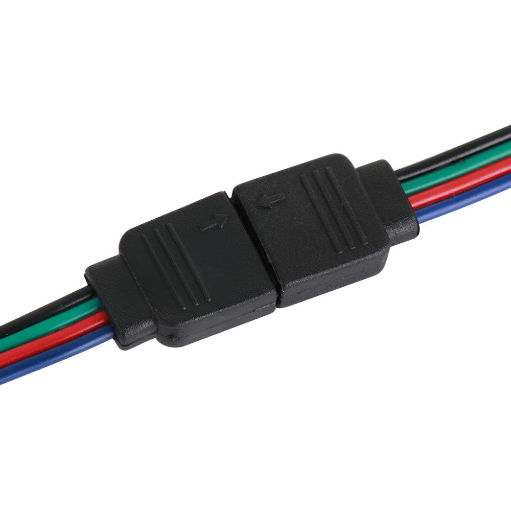 2/10 Pcs New For 3528 5050 LED Strip Light Adapter Male Female Connector Wire 4 pin 5 Pin