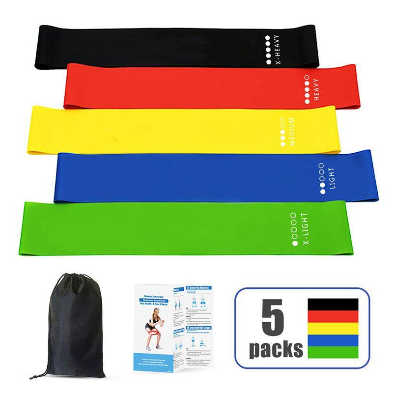Langlebiges Umweltfreundliches Latex Trainings-Widerstandsbänder Schlaufen-Set Für Crossfit Yoga Fitness