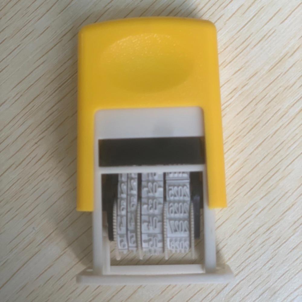 Self-Inking Back To Ink 4mm Automatic Ink Return Date Wheel Stamp Date Stamps Handle Account Stamp