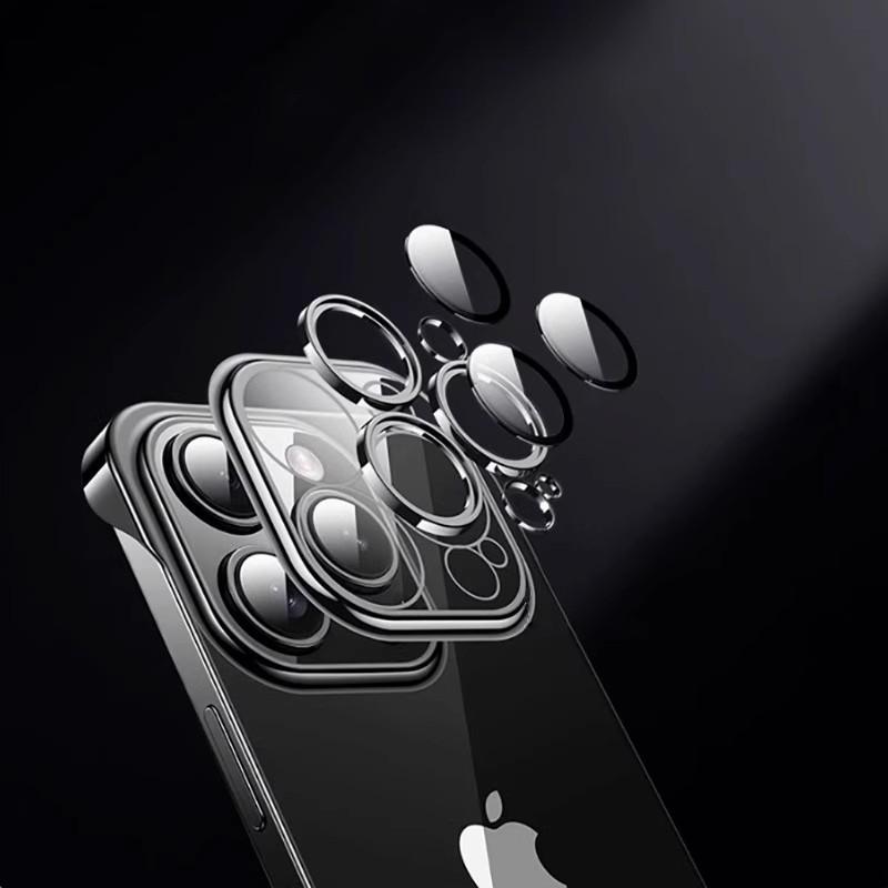 Applicable to iPhone Apple 11/11/11/11 Pro/max mobile phone case half pack electroplating transparent ultra-thin anti-drop