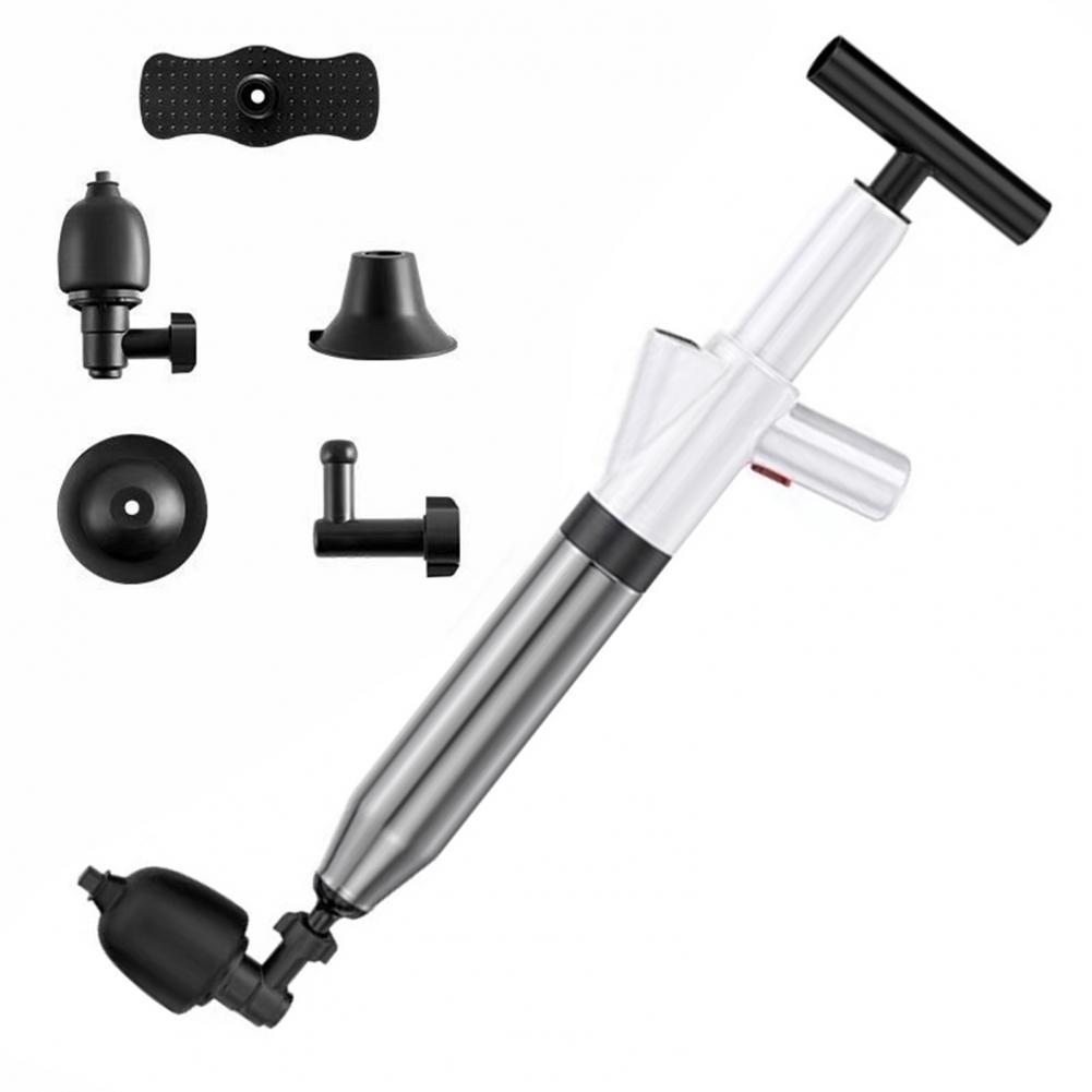 Powerful Pipe Plunger Electric High-pressure Air Guns Toilet Plunger Bathroom Sink Shower Kitchen Clogged Pipe Drain Unblocker