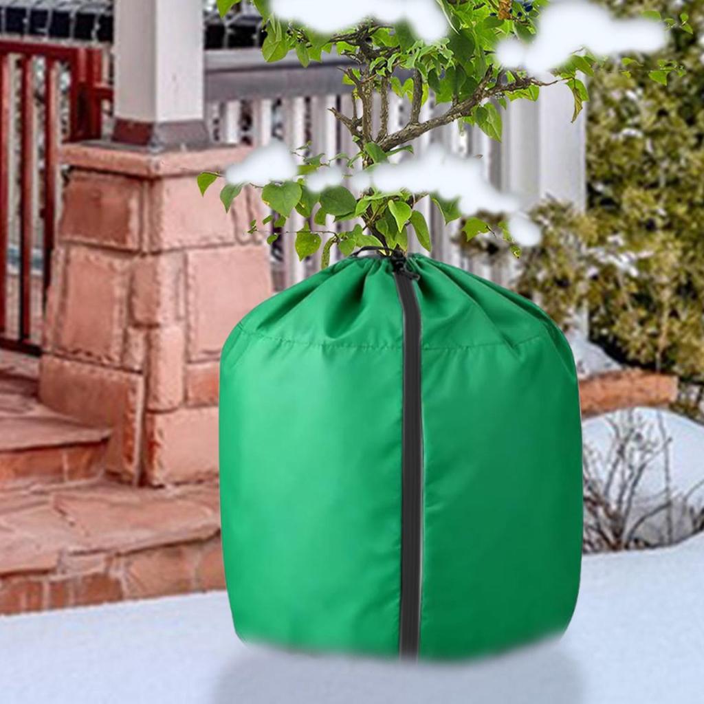 Frost Covers For Outdoor Plants Cold Weather Bag Plant Pot Covers With Drawstring Zipper For Outdoor Garden Patio Vegetable